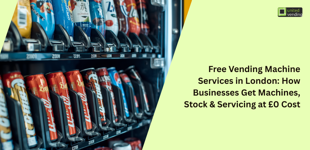 Free vending machine services London for offices and workplaces