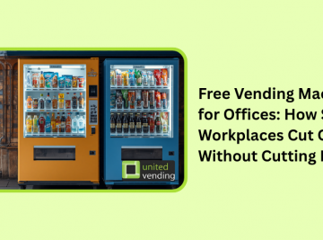 Free vending machines for offices providing snacks and drinks for employees