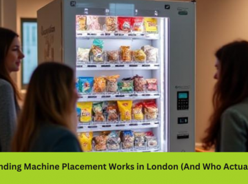 Free vending machine placement in a London workplace