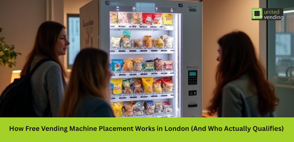 Free vending machine placement in a London workplace