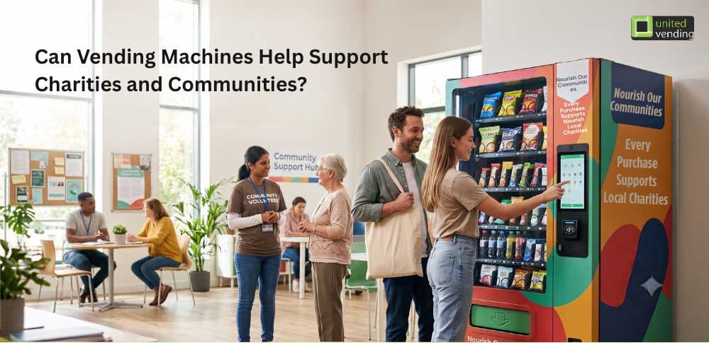 free vending machines with charity support